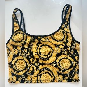 Brand new Versace crop top with tags size 4